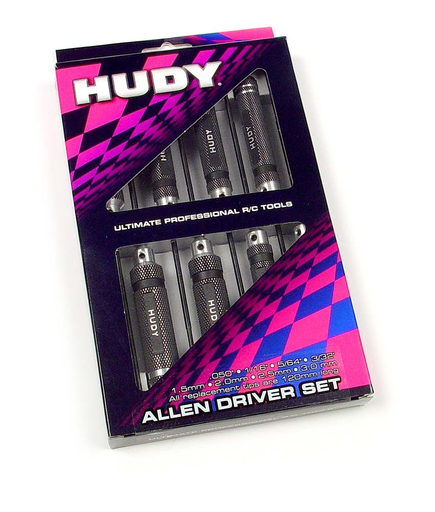 Hudy Set d'outils Clé Allen HSP Métrique et US 190100