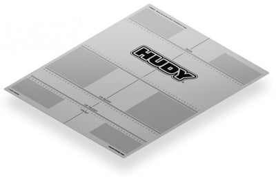 Hudy Stickers Pour Planche de Réglage 1/8" Tout Terrain et Truggy 108213