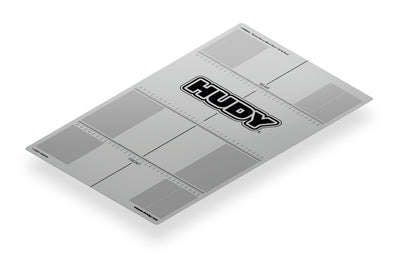 Hudy Stickers voor afstelplaat 1/8" baan 108560