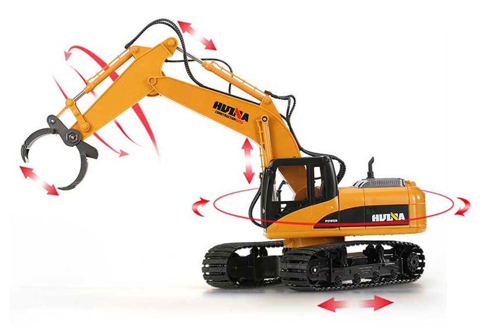 Huina Pelleteuse à pince RC 2.4ghz RTR CY1570