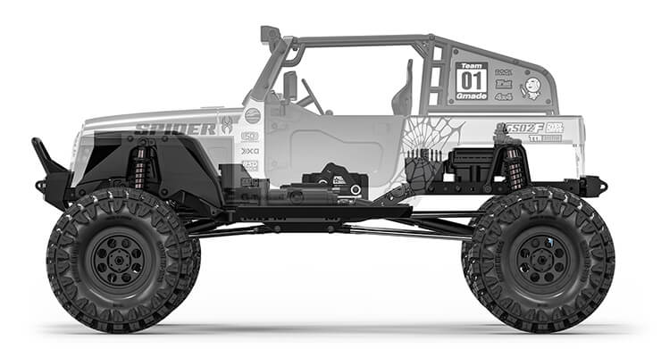 Gmade GS02F Spider Portaali TS KIT GM57014