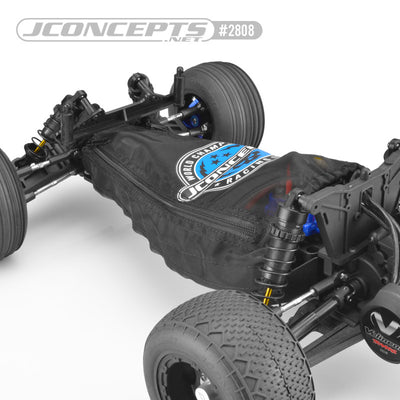 JConcepts Housse de Protection de Châssis Noir Rustler 2WD 2808