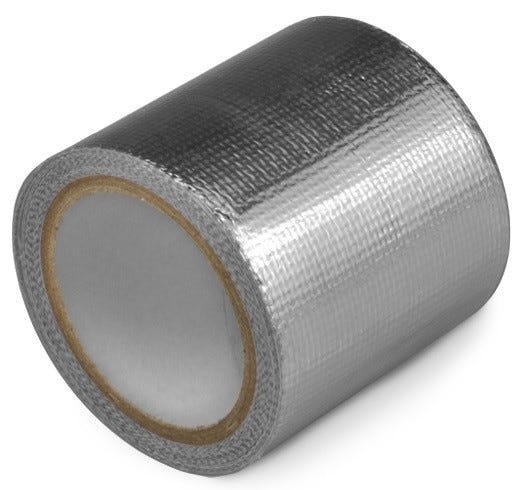 Ruban De Protection Thermique Pour échappement Moto - 15 M Avec 12 Serre-câbles Inox - Résiste Jusqu'à 1000°C - Noir - 1