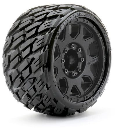 Jetko Pneus Extreme Maxx Rockform Lowprofil + Jantes Noir 3.8 (x2) JK1603CBMAXX