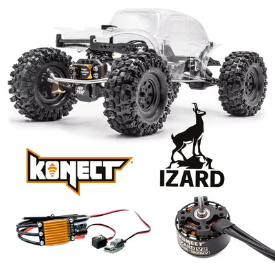 HobbyTech Crawler CRX2 MADPERF CF 4MM KIT + Combo Izard