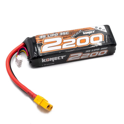 Konect 11.1V 2200mAh 35C XT60 KN-LP3S2200 LiPo Battery