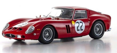 Kyosho Diecast Ferrari 250 GTO GT LM 1962 Nr.22 1/18 KS08438B