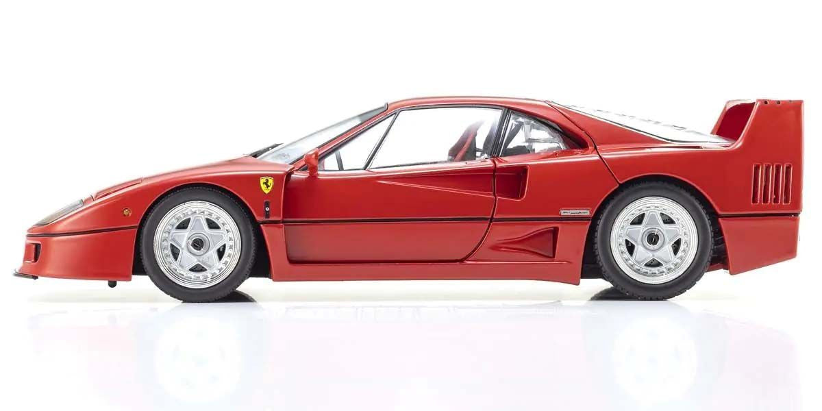 Kyosho Diecast Ferrari F40 Rouge 1987 1/18 KS08416R