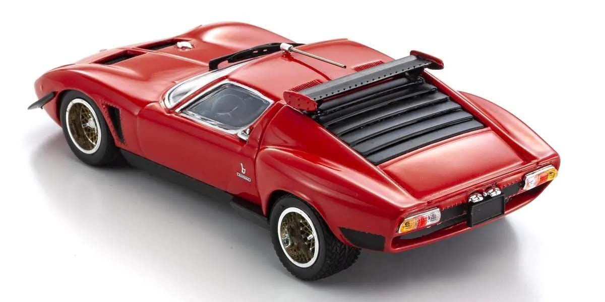Kyosho Diecast Lamborghini Miura SVR 1970 Rouge1/43 KS03203R