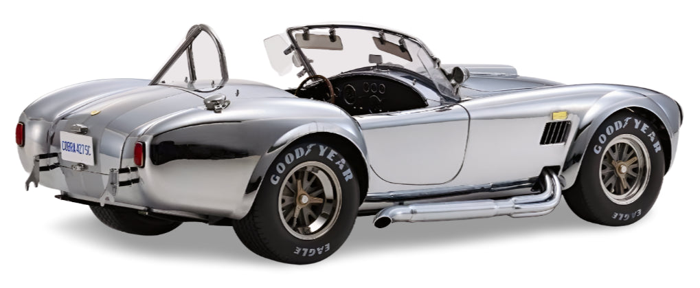 Kyosho Diecast Shelby Cobra 427 S/C 1962 Chrome 1/12 KS08633CP