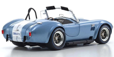 Kyosho Diecast Shelby Cobra 427 S/C Spider 1962 Bleu Clair 1/18 KS08048SBL