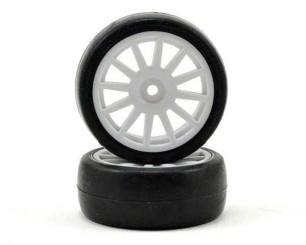 LaTrax Pneus + jantes slick Rally 7572