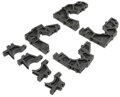 Losi Set Bulkhead Avant et Arrière (8Pcs) DBXL-E 2.0 LOS251102