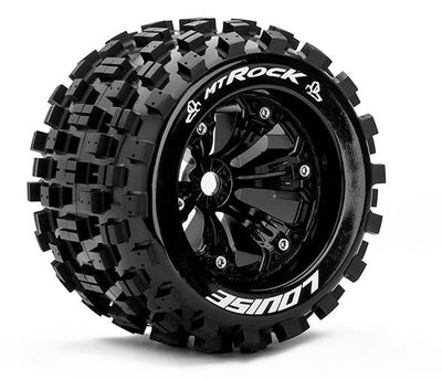 Louise RC Pneus Mt-Rock & Jantes 3.8 Noir LR-T3277BH