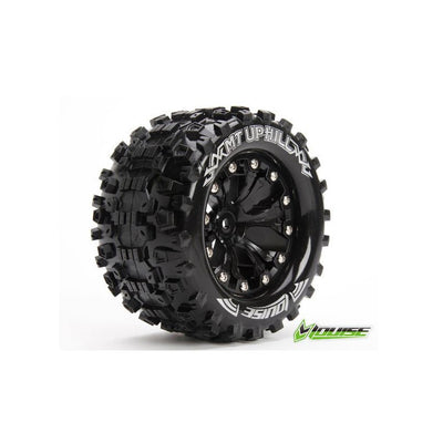 Louise RC Pneus Mt-Uphill + Jantes 2.8 Noir Hexagone 14mm (x2) LR-T3204SBM