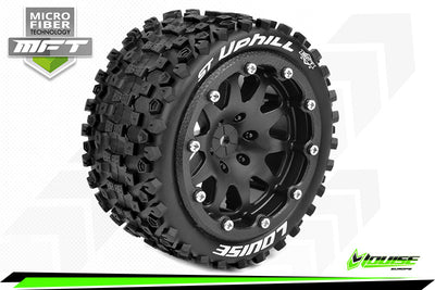 Louise RC Pneus ST-Uphill MFT + Jantes 2.8 0" Noir (x2) LR-T3313SB