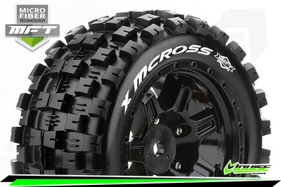 Louise RC Pneus X-Mcross MFT + Jantes Kraton 8S (x2) LR-T3352BM