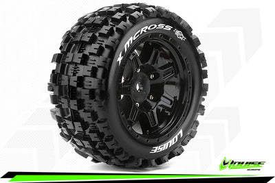 Louise RC Pneus X-Mcross MFT + Jantes Kraton 8S (x2) LR-T3352BM