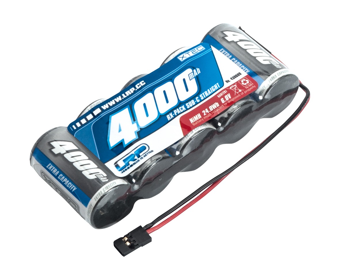 LRP Accu reception 6.0v 4000mah Straight 430609