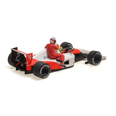 MiniChamps McLaren Honda MP4/6 Ayrton Senna avec Jean Alesi GP Mexique 1991 540911828
