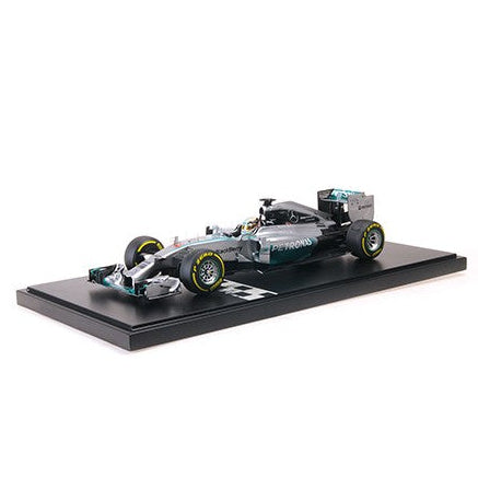 MiniChamps Mercedes AMG F1 W05 Hybrid 44 Lewis Hamilton Campeão do Mundo de F1 2014 127140444