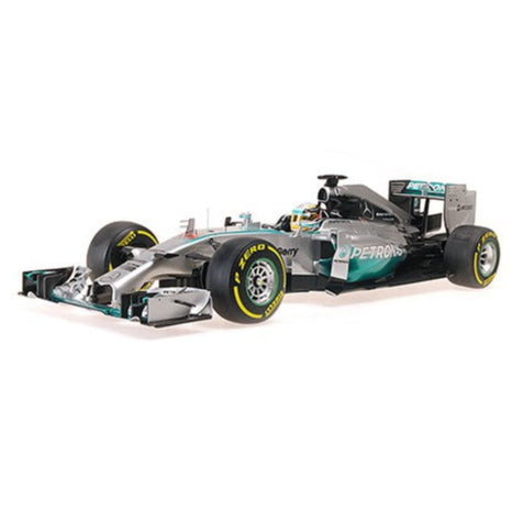 MiniChamps Mercedes AMG F1 W05 Hybrid 44 Lewis Hamilton Campeão do Mundo de F1 2014 127140444