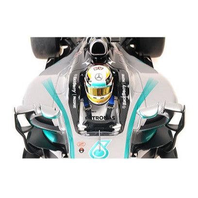 MiniChamps Mercedes AMG F1 W05 Hybrid 44 Lewis Hamilton Campeão do Mundo de F1 2014 127140444