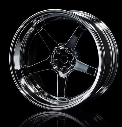 MST Jantes GT avec offset réglable Noir/Chrome (x4) 832109SBK