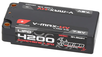 Orion Lipo 2S V-Max HV LCG Shorty 7.6v 4200mah 128C ORI14523