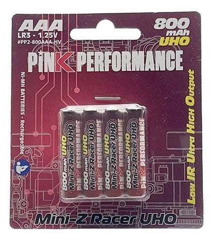 Pink Performance Batterie 800 Mah AAA 1.25V UHO (x4) PP2-800AAA-HV