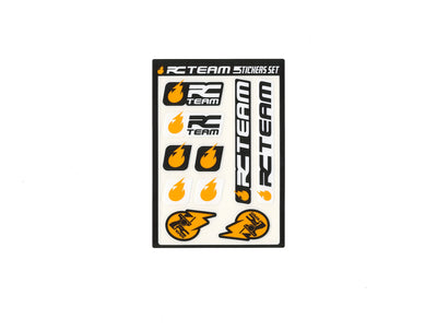 Planche de Stickers Logo RC Team 70x100