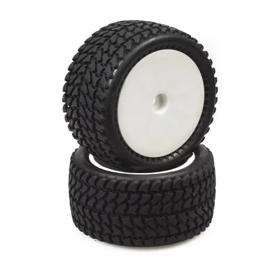 Hobbytech HTR Pneus AllTerrain + Jantes Buggy Arrière (x2) HTR-T432