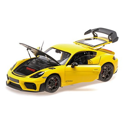 MiniChamps Porsche Cayman GT4 RS Weissach-pakket 2024 1/18