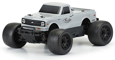 Proline Carrosserie Chevy C-10 1972 Peinte Gris Pierre Stampede 3251-14