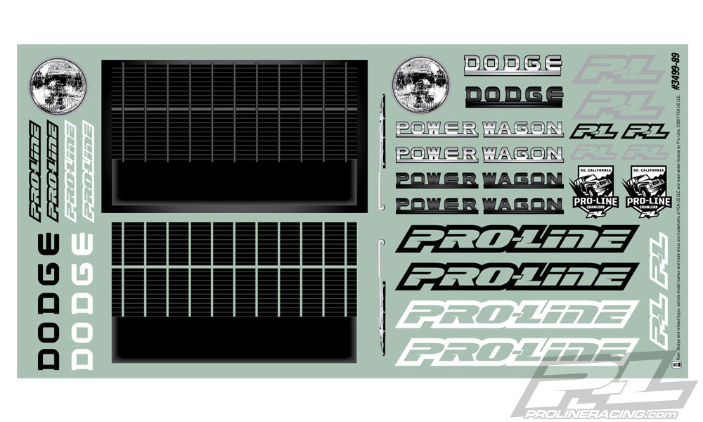 Proline Carrosserie Dodge Power Wagon 3499-00