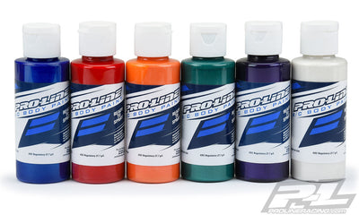 Proline Pack Couleur Pearl Peinture Lexan pour Aérographe (x6) 6323-06