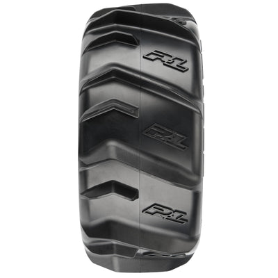 Proline Dumont 5.7 Tires + Black Raid 24mm Rims (2) 10202-10