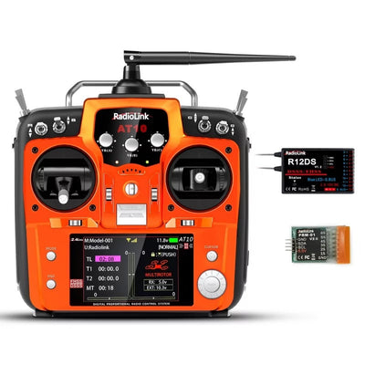 Radiolink Radio AT10II  2.4Ghz 12 voies + R12DS/PRM-01 RDL-AR10II-SET