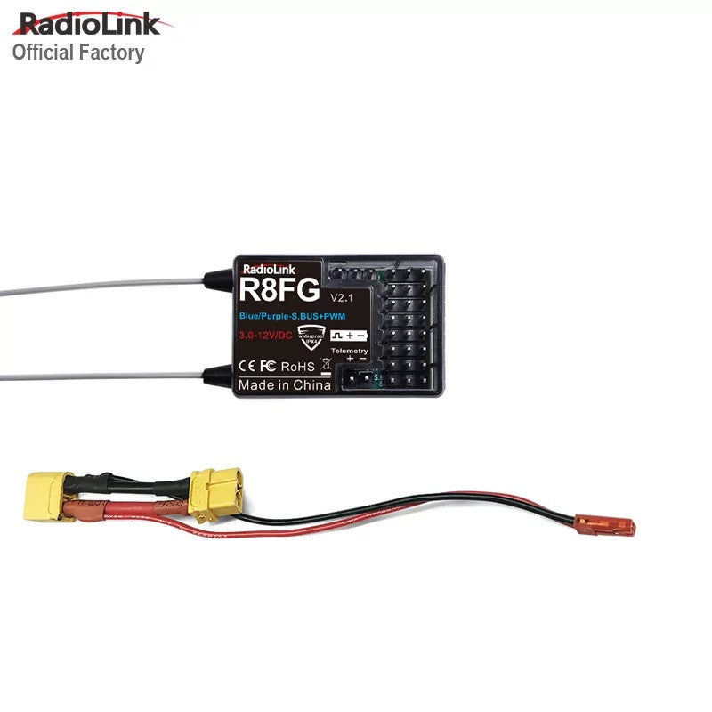 Radiolink Récepteur 8 voies V1.4 avec Télémétrie Intégrée RDL-0-R8FG