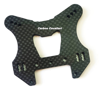 RC CARBON CAVALIERI Support Amortisseurs Avant Carbone Kyosho MP10 2313