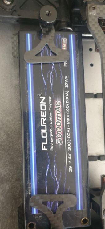 RC CARBON CAVALIERI Support Lipo 2S Serpent SRX8 GTE WC 5521