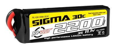 RC PLUS Accu lipo 2200Mah 3S1P Sportsline 11.1V 30C