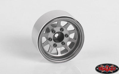 RC4WD Jantes 1.55" Beadlock 6 Lug Stamped Acier Noir (x4) Z-W0310