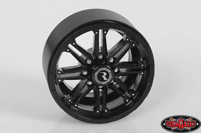 RC4WD Jantes 2.2 Beadlock Raceline Octane Noir (x4) Z-W0184