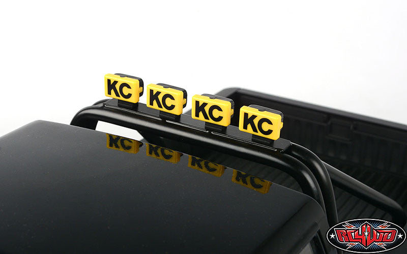 RC4WD KC Hilites phares rectangulaires avec cache (x6)