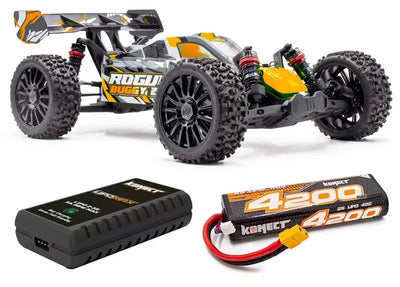 HobbyTech Rogue Buggy 2.0 Brushless 4x4 1/8 RTR + Lipo/Oplader