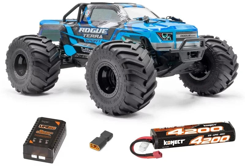 HobbyTech Monster Rogue Terra Sport Brushless 4x4 RTR + Lipo/Carregador