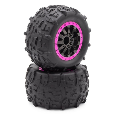 Funtek Roues complètes Violet (x2) STX G2 FTK-21087