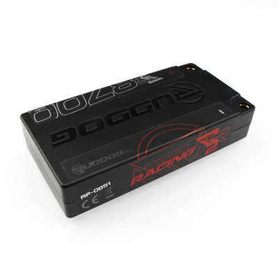 Ruddog Racing Accu Lipo RR2 1S 8700mah 3.7v HV 150C Shorty RP-0851
