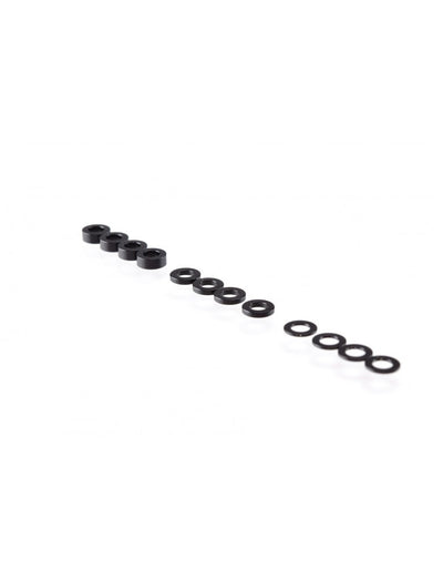 Ruddog Det de Rondelles 3mm Noir (0.5mm/1.0mm/2.0mm) RP-0110-BLK